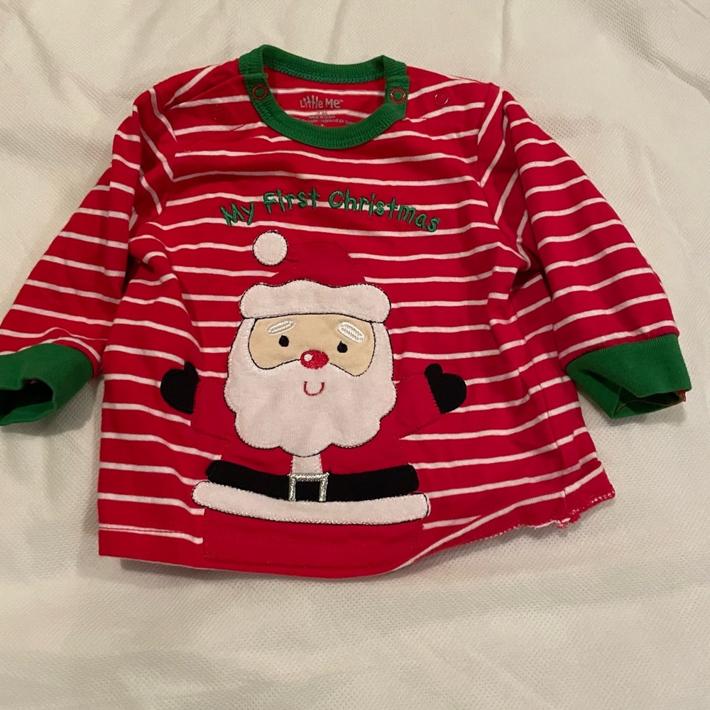 Christmas Deal Little Me Santa shirt